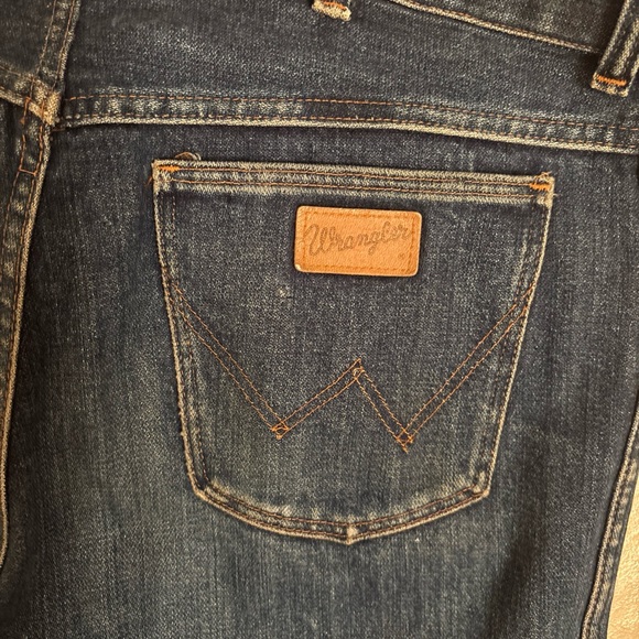 Vintage Blue Bell Wrangler Denim Jeans Straight Fit 36x32 Diamond W - Picture 2 of 8